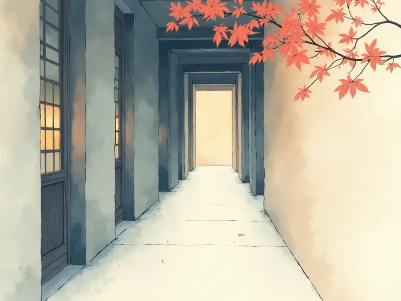 夢のイラスト:廊下