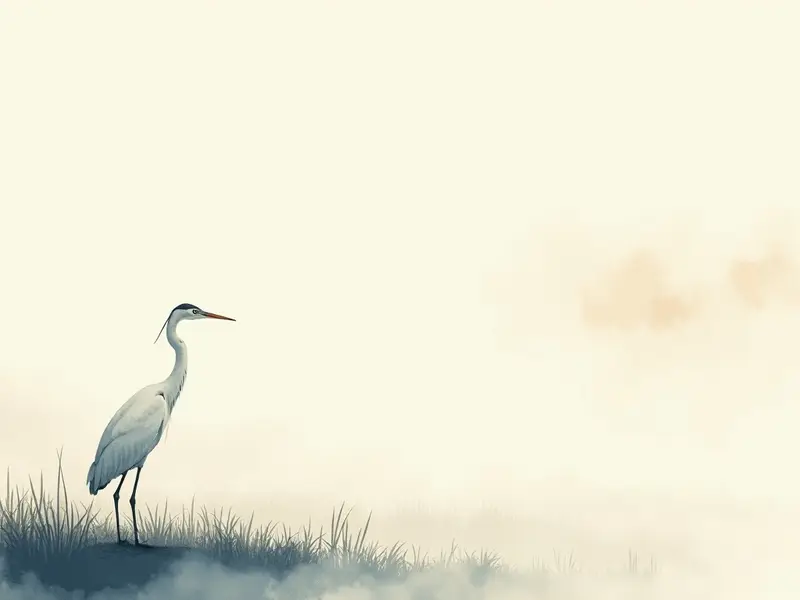 夢のイラスト:鷺