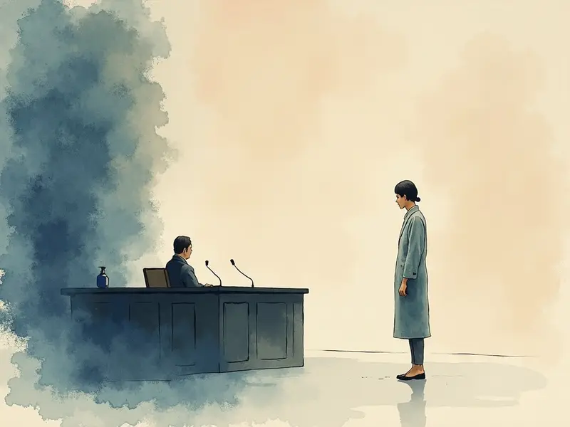 夢のイラスト:裁判