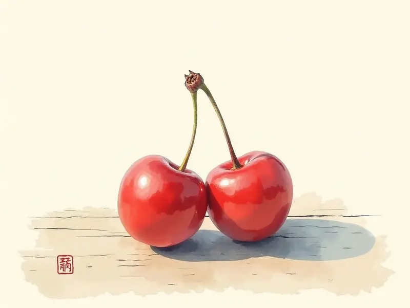 夢のイラスト:さくらんぼ