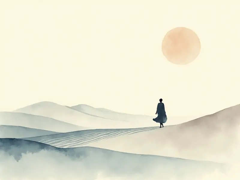 夢のイラスト:砂丘