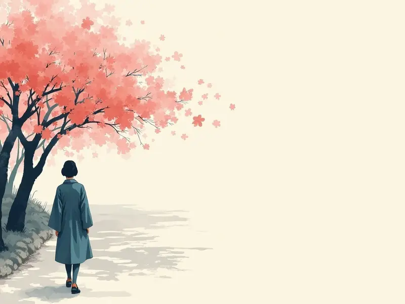 夢のイラスト:散歩