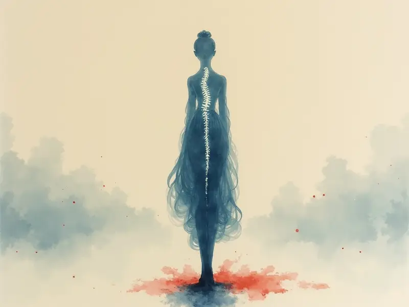 夢のイラスト:背骨