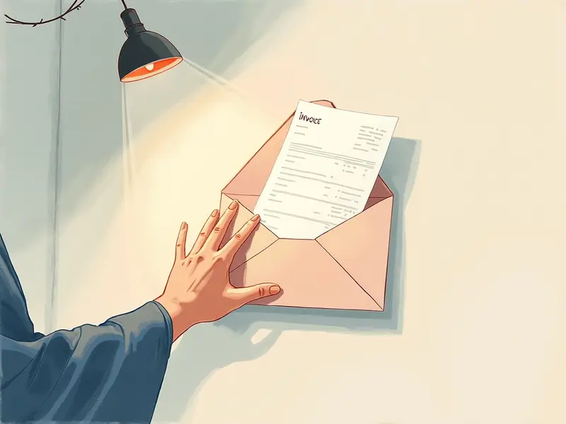 夢のイラスト:請求書