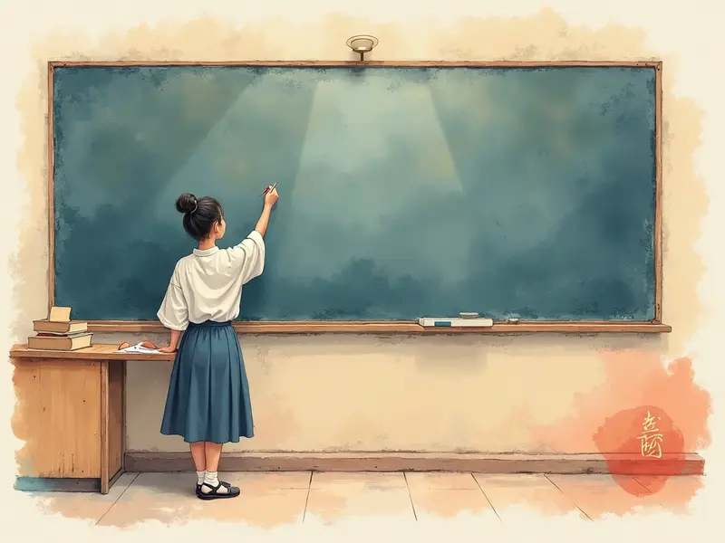 夢のイラスト:先生