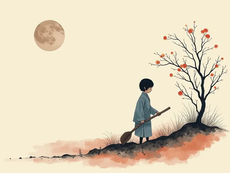 夢のイラスト:シャベル