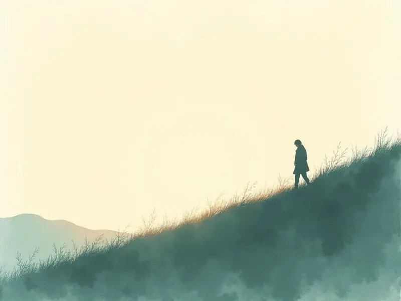 夢のイラスト:斜面