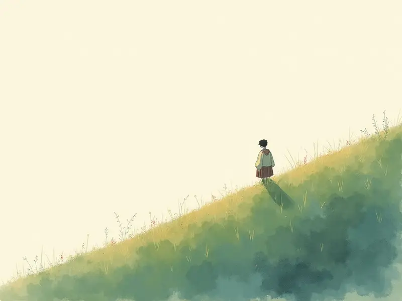 夢のイラスト:斜面