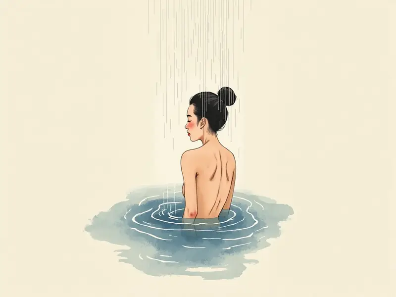 夢のイラスト:シャワー