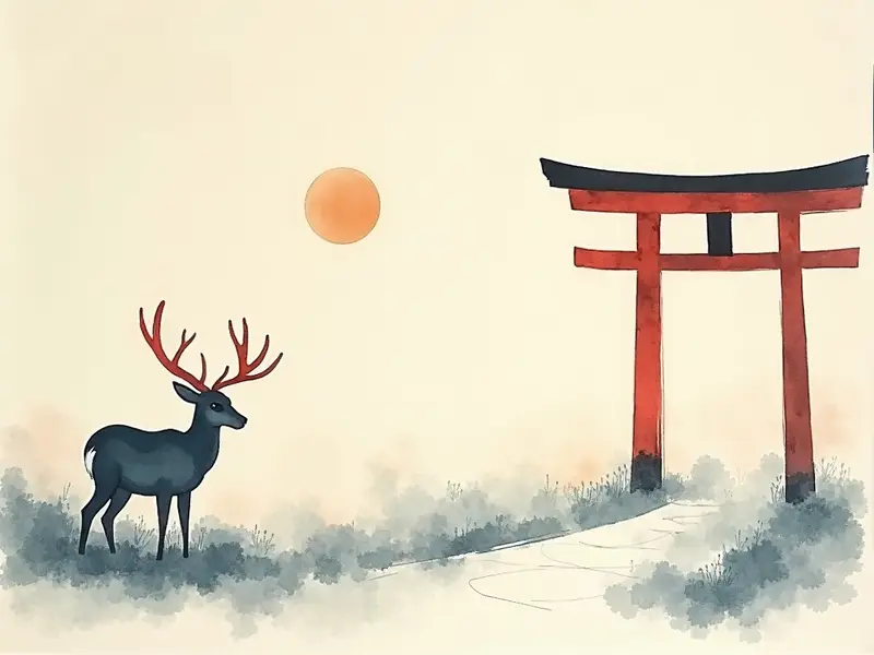 夢のイラスト:鹿