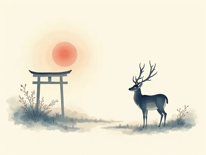 夢のイラスト:鹿の角