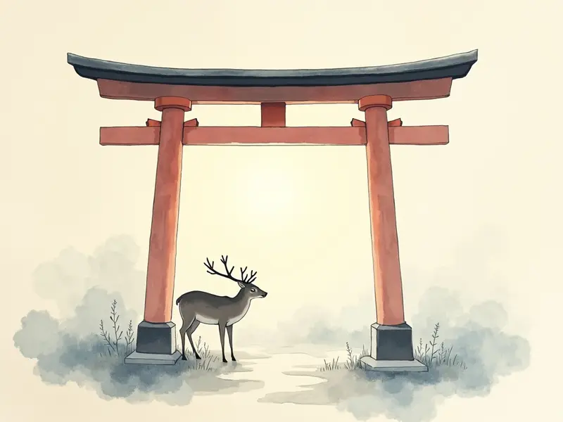 夢のイラスト:鹿
