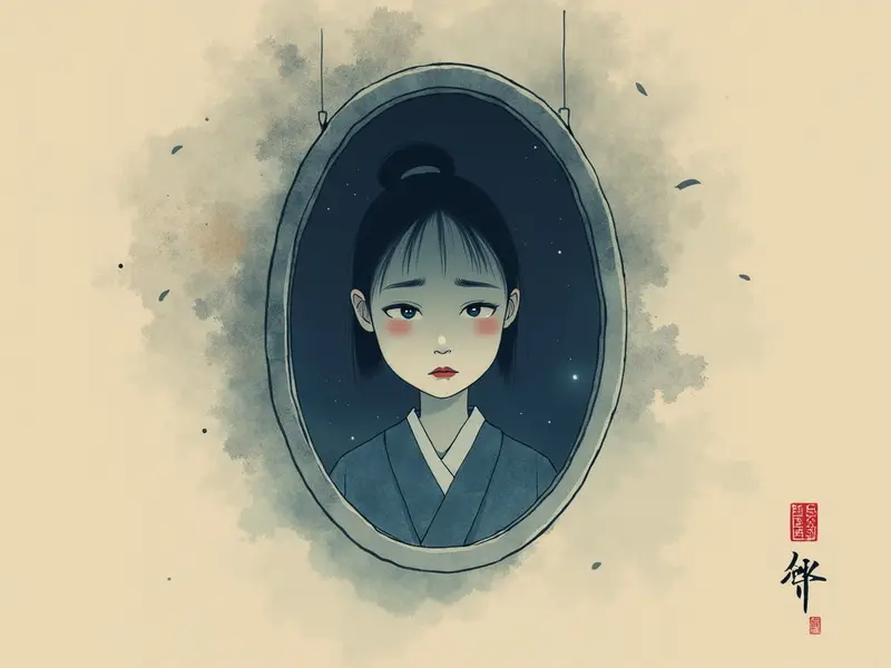 夢のイラスト:しかめ顔