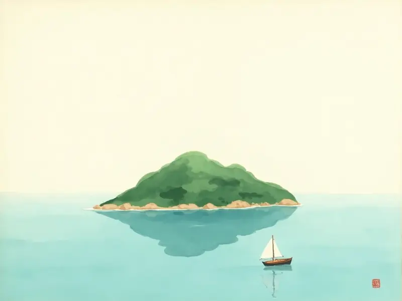 夢のイラスト:島