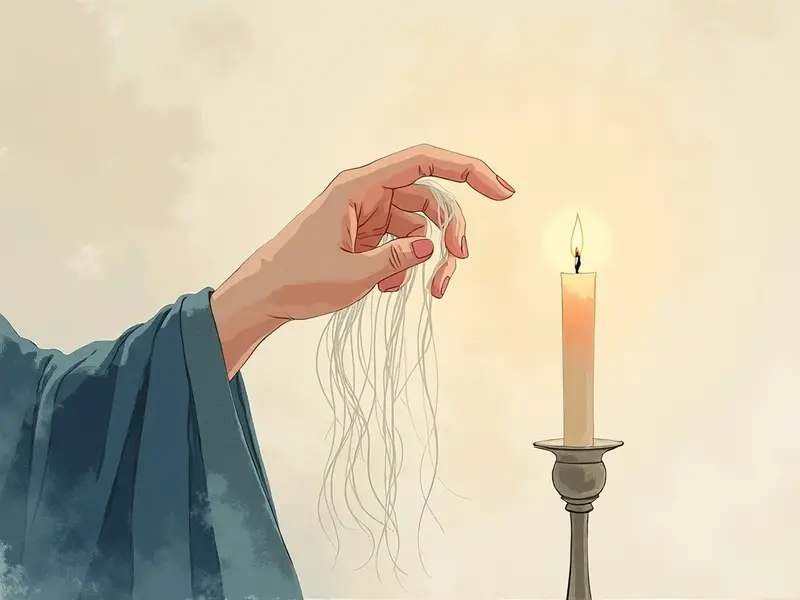 夢のイラスト:白髪