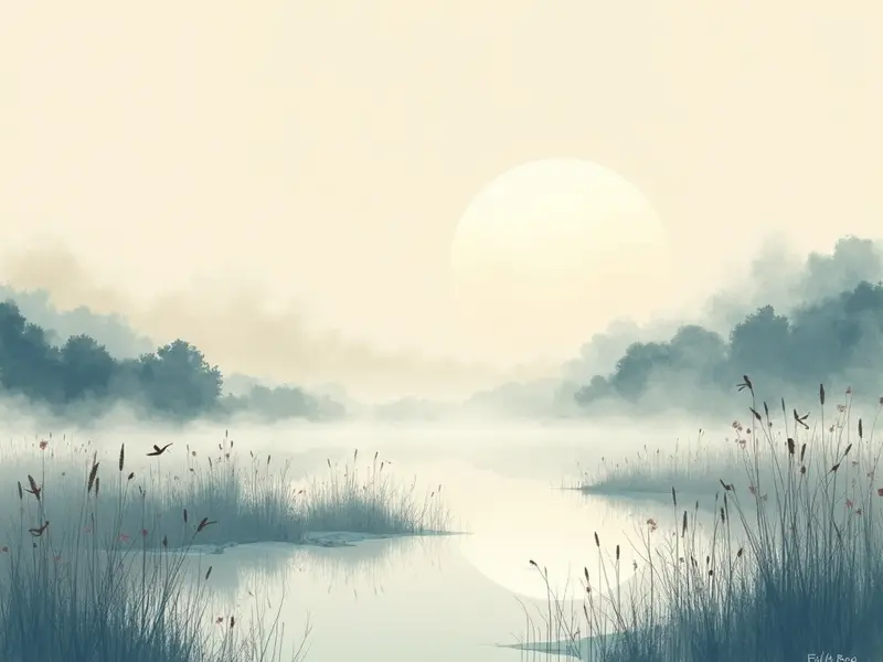 夢のイラスト:湿地