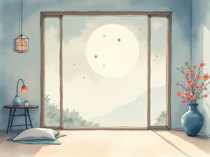 夢のイラスト:静けさ