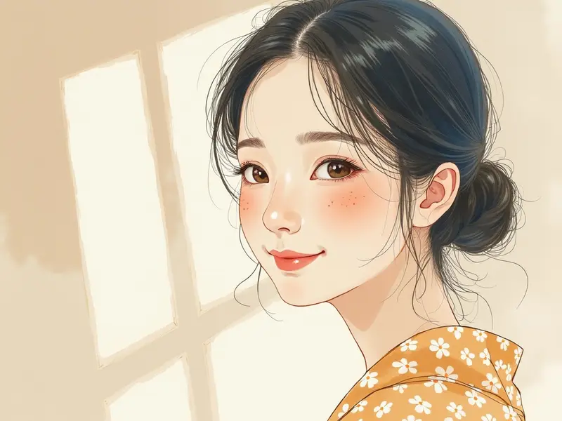 夢のイラスト:そばかす
