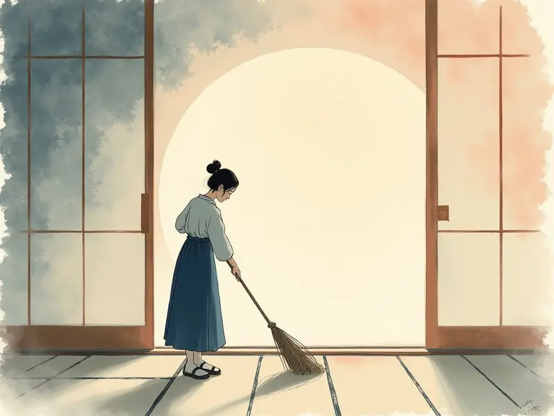 夢のイラスト:掃除
