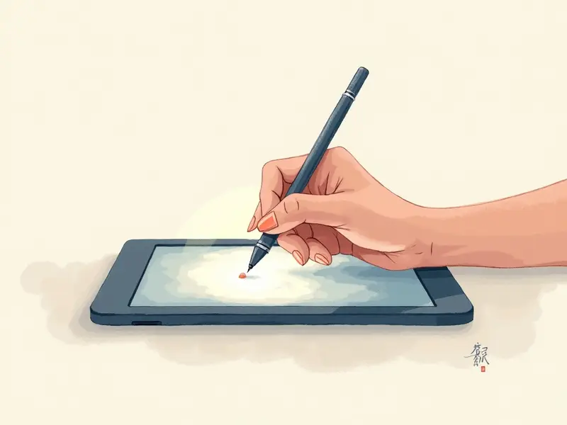 夢のイラスト:スタイラスペン