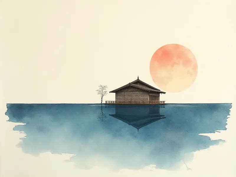 夢のイラスト:水没する夢