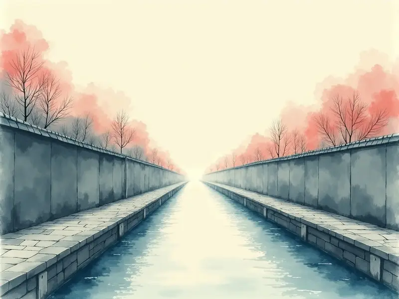 夢のイラスト:水路