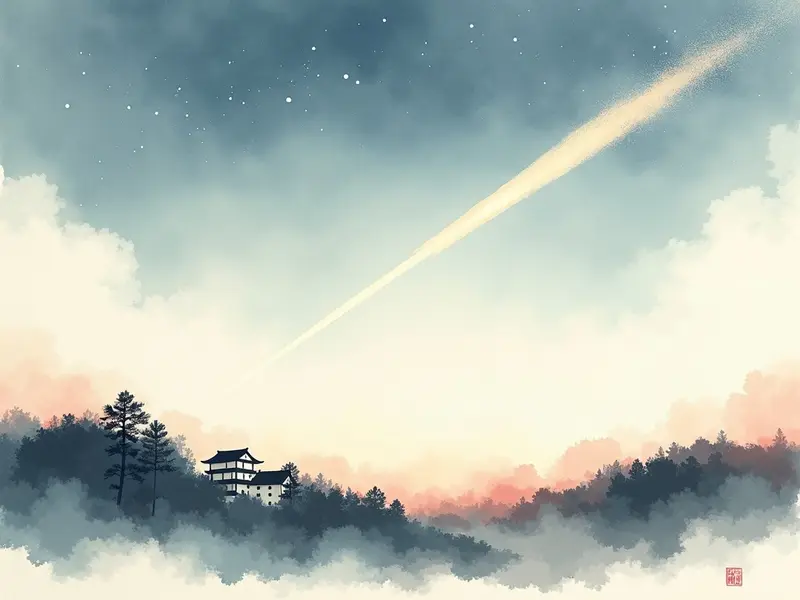 夢のイラスト:彗星