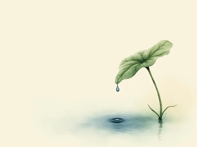 夢のイラスト:水滴
