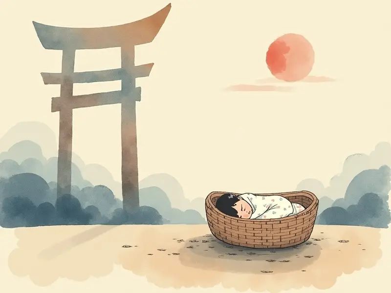 夢のイラスト:捨て子