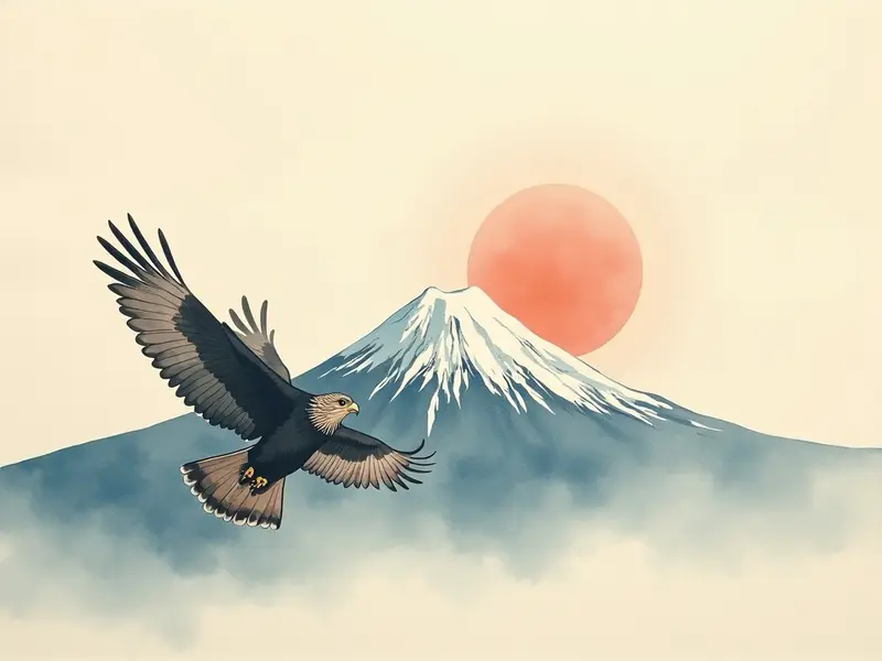 夢のイラスト:鷹