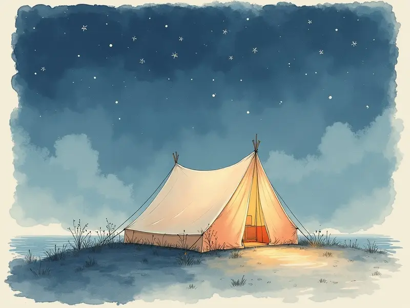 夢のイラスト:テント