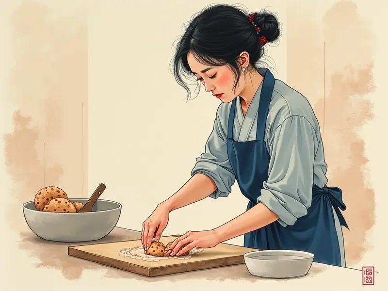 夢のイラスト:手作りのお菓子
