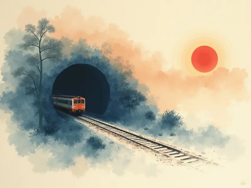 夢のイラスト:トンネル