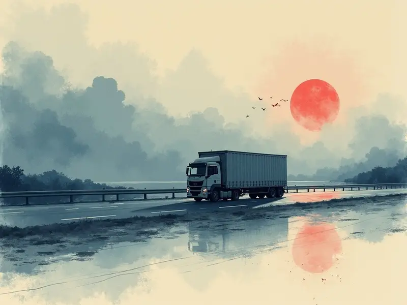夢のイラスト:トラック