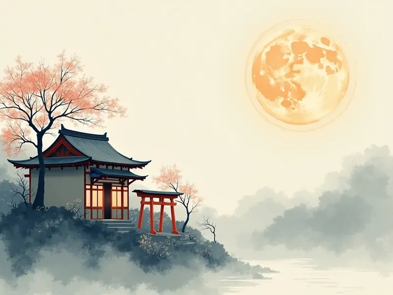 夢のイラスト:月