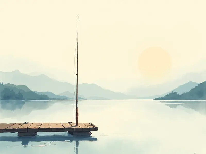 夢のイラスト:釣竿