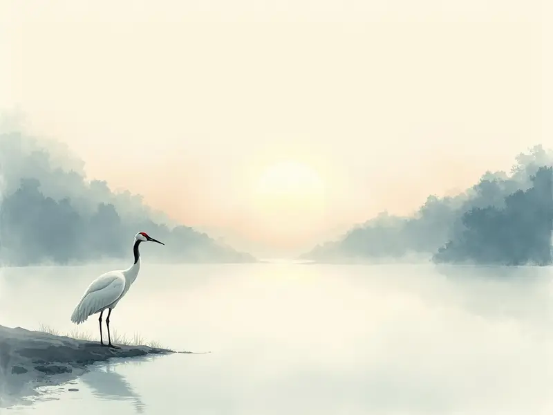 夢のイラスト:鶴