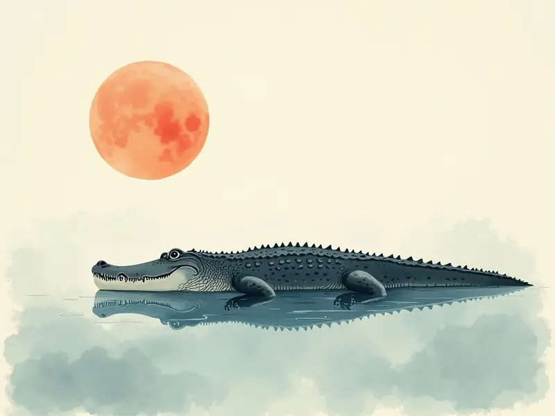 夢のイラスト:ワニ