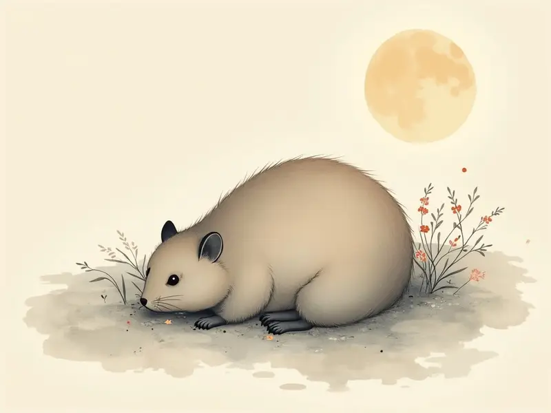 夢のイラスト:ウォンバット