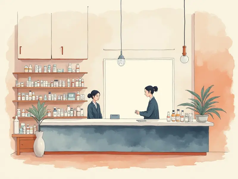夢のイラスト:薬局