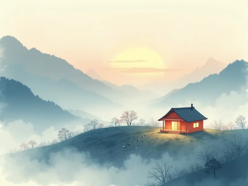 夢のイラスト:山小屋