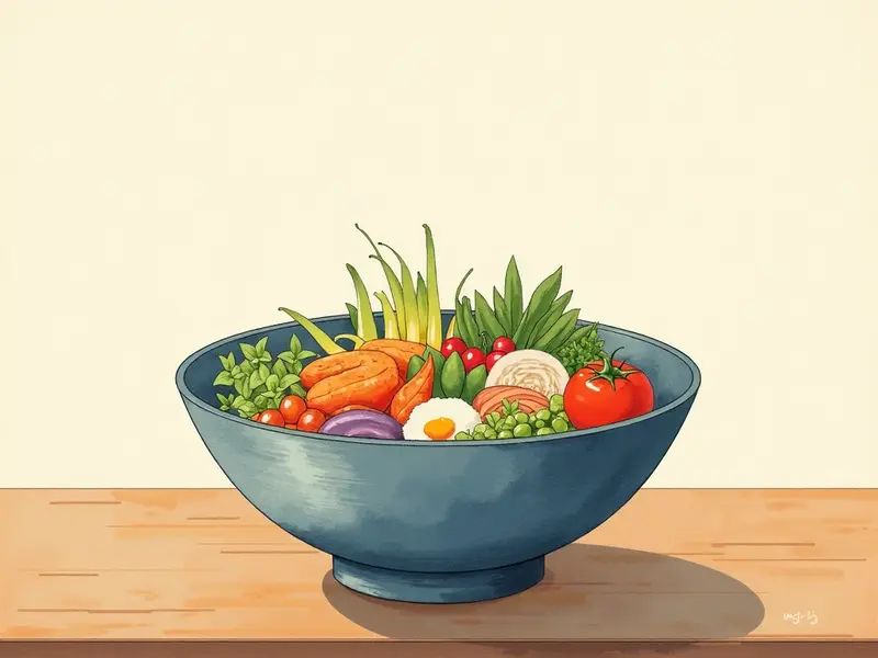 夢のイラスト:野菜サラダ