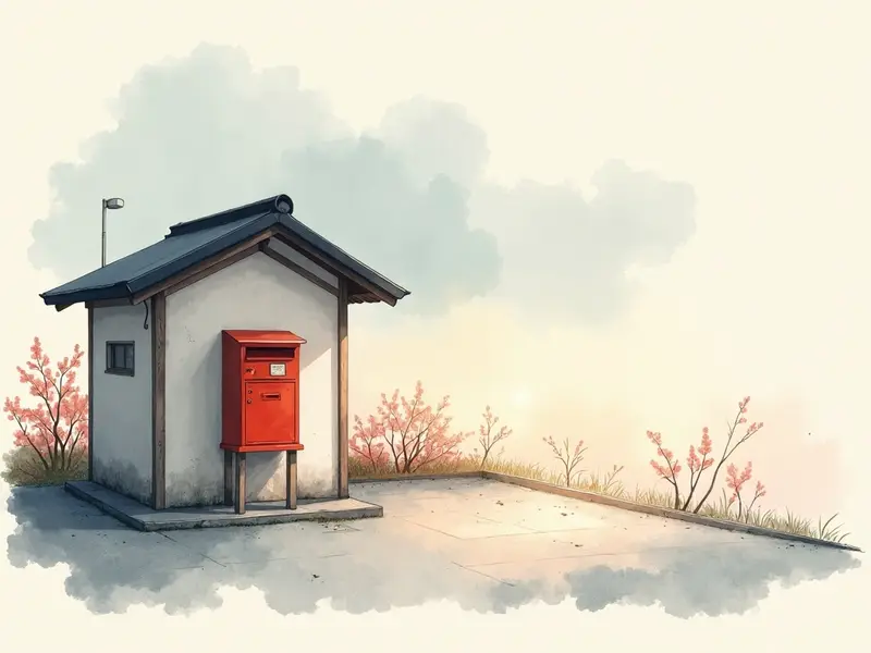 夢のイラスト:郵便局