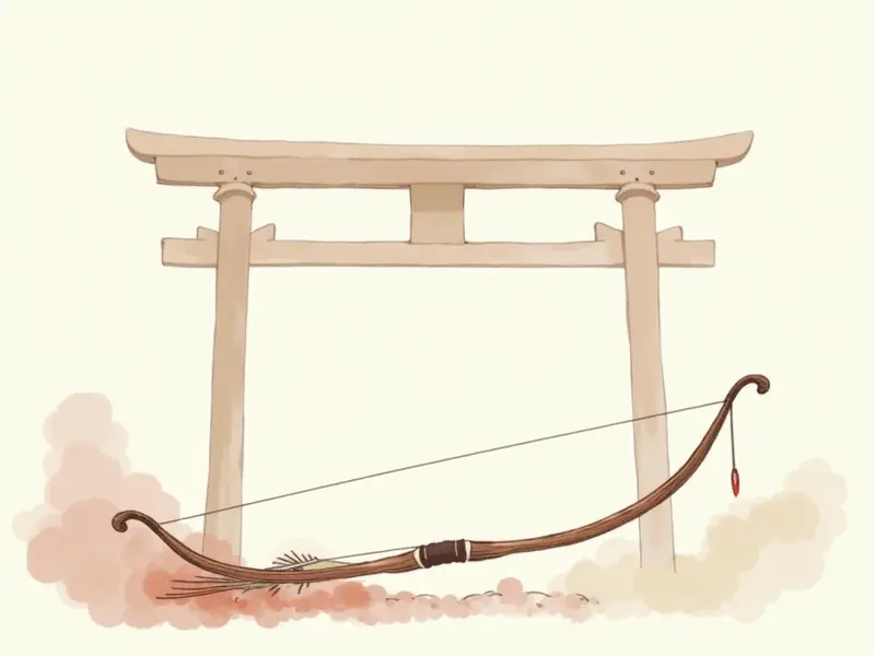 夢のイラスト:弓