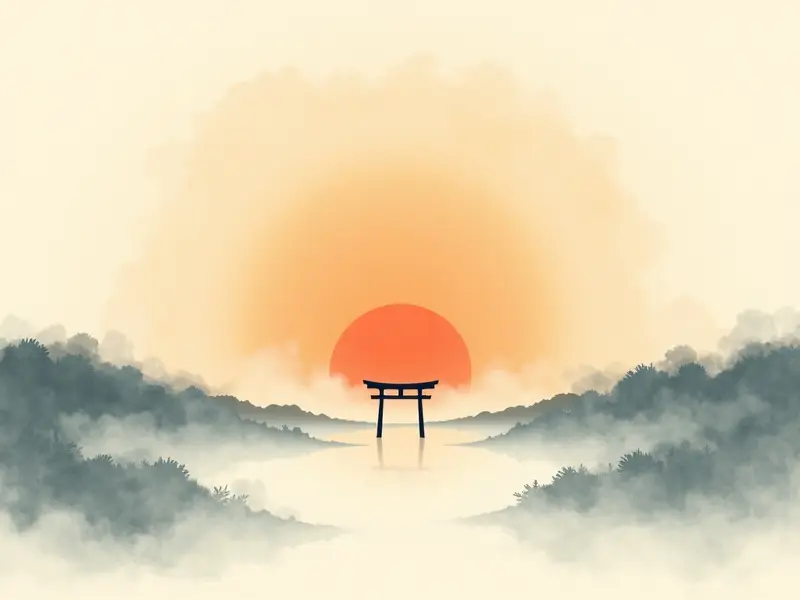夢のイラスト:夕暮れ