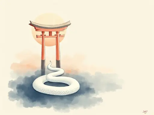 夢のイラスト：蛇